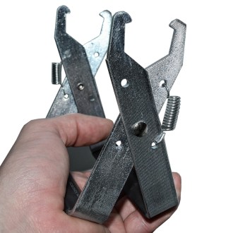 Pinza per Telaini con gomma